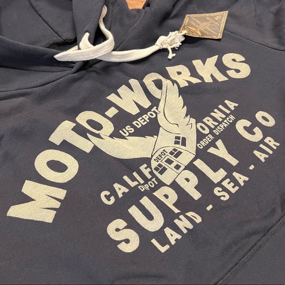 Johnson Motors Shirts Very Rare Johnson Motors Motoworks Hoodie Nwt